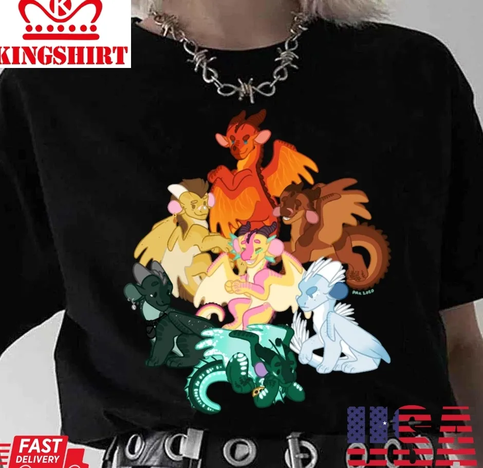 Awesome Jade Winglet Wof Wings Of Fire Unisex T Shirt Size up S to 4XL