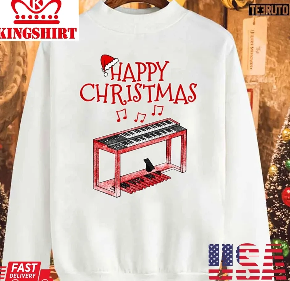 Be Nice Jazz Organ Christmas Organist Musician Unisex Sweatshirt Plus Size