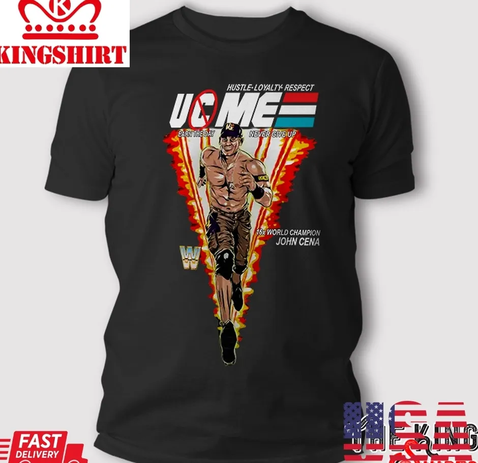 Hot John Cena Gi Joe Shirt Hustle Loyalty Respect T Shirt Plus Size