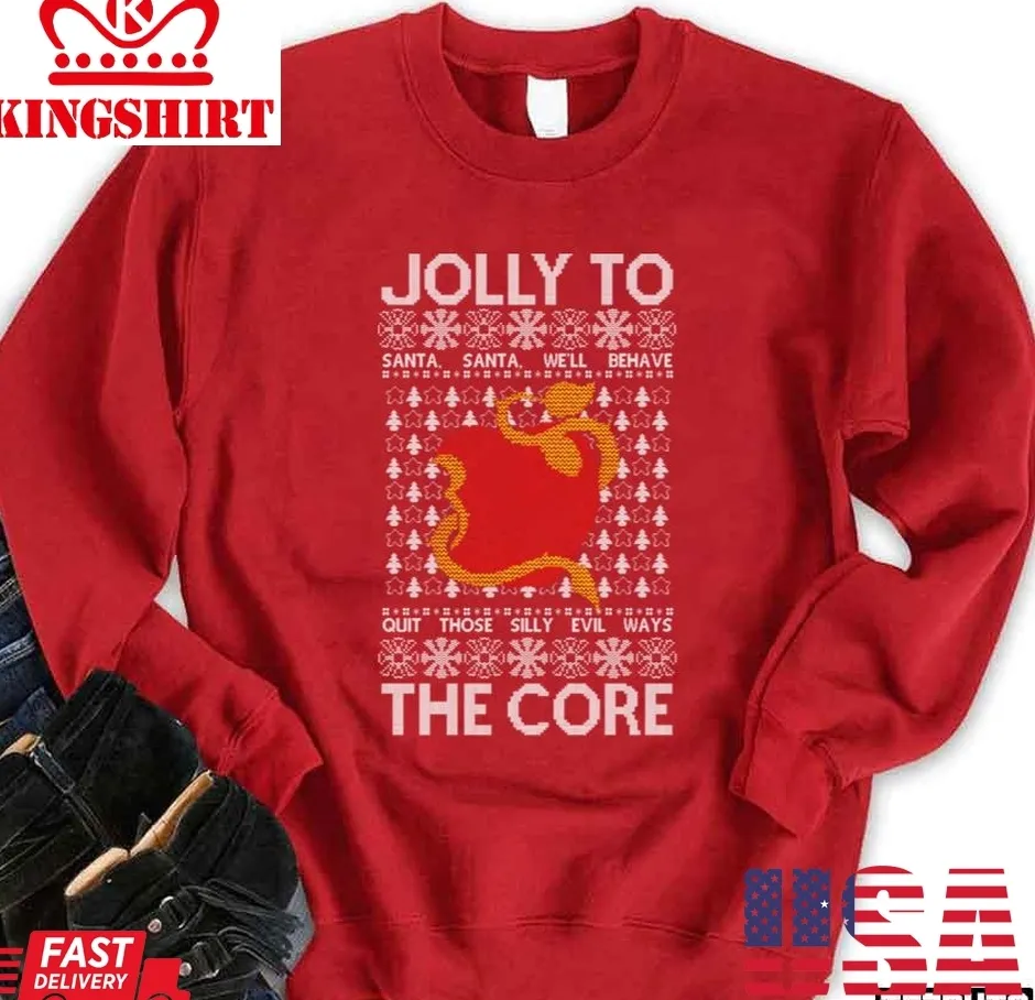 Hot Jolly Core 2023 Christmas Unisex Sweatshirt TShirt
