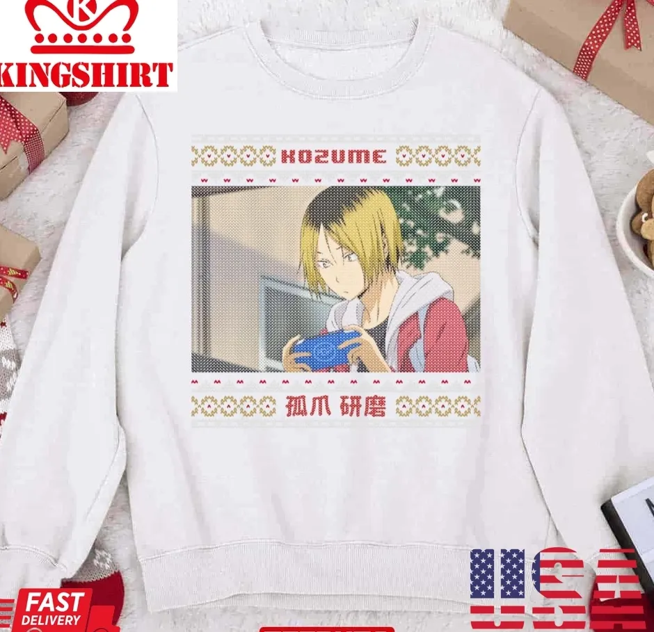 Funny Kozume Kenma S Haikyuu Christmas Unisex Sweatshirt Plus Size