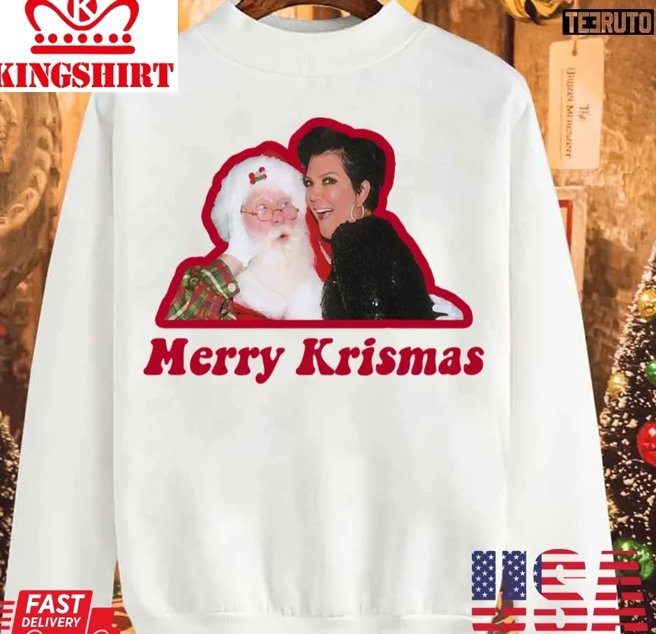 Best Kris Jenner Chrismas Sticker Pack Kris Jenner Kylie Jen Unisex Sweatshirt TShirt