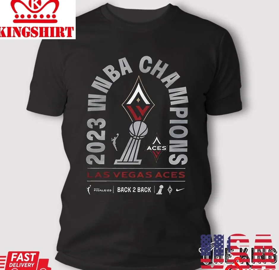 Best Las Vegas Aces 2023 Wnba Champions, Back 2 Back T Shirt TShirt