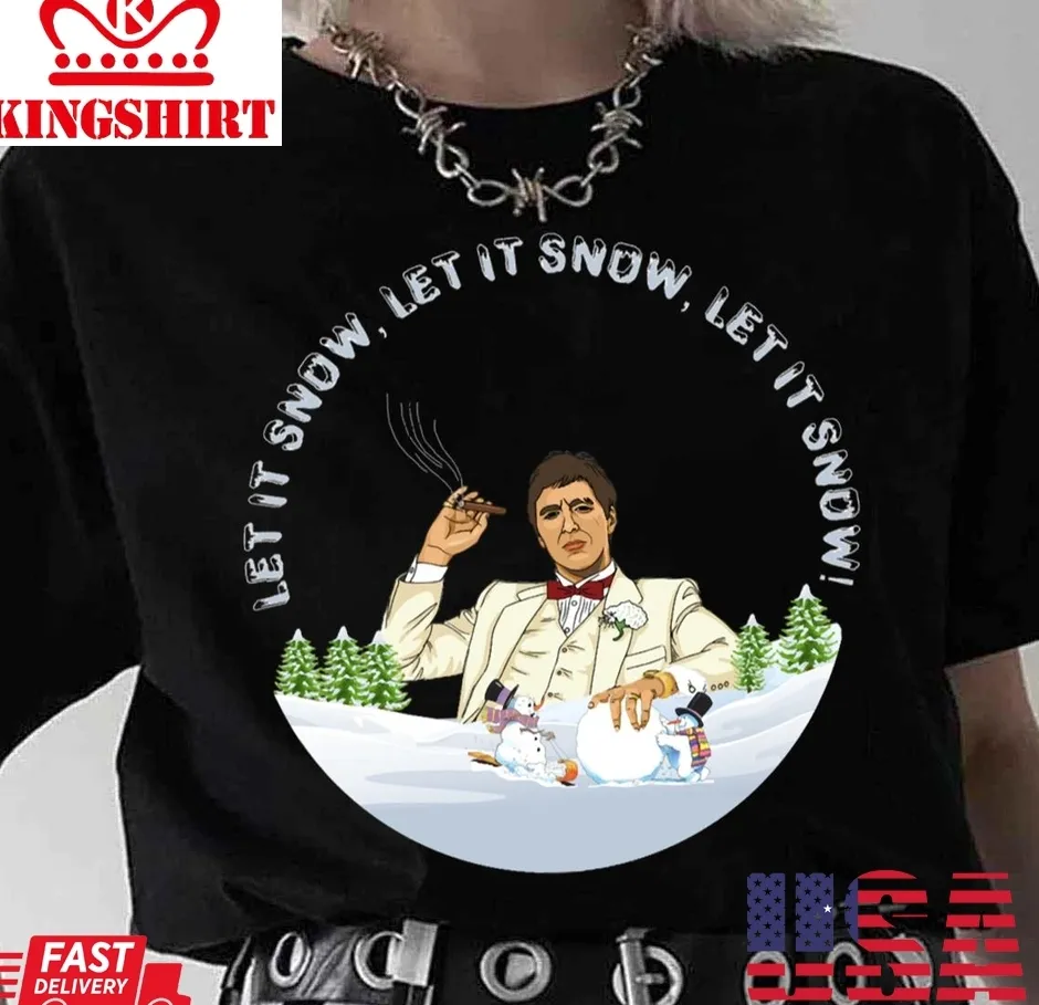 Be Nice Let It Snow Christmas 2023 Christmas Unisex Sweatshirt Plus Size