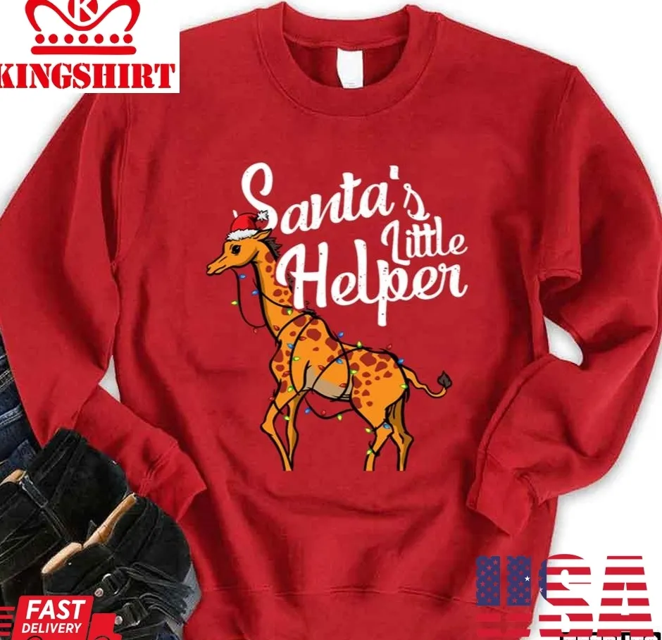The cool Little Giraffe Lover Christmas Unisex Sweatshirt Unisex Tshirt