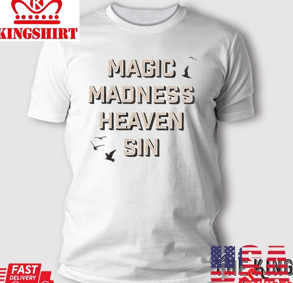 Top Magic Madness Heaven Sin T Shirt Plus Size