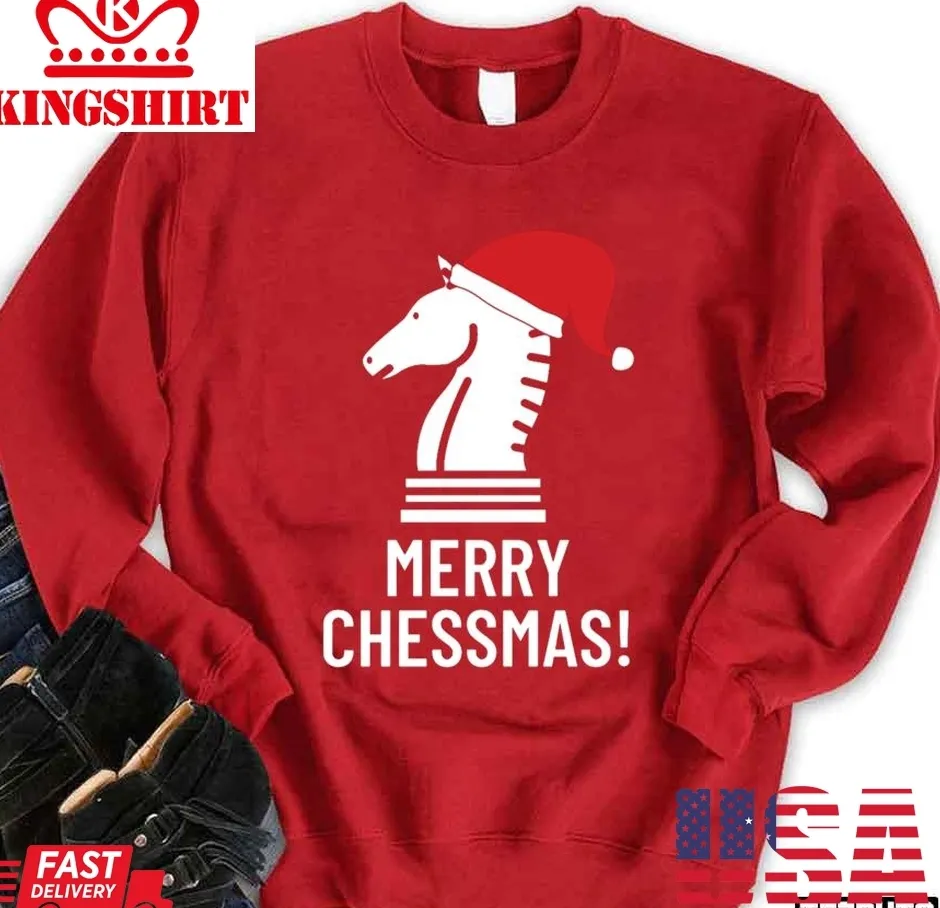 Best Merry Chessmas Christmas Chess Unisex Sweatshirt TShirt