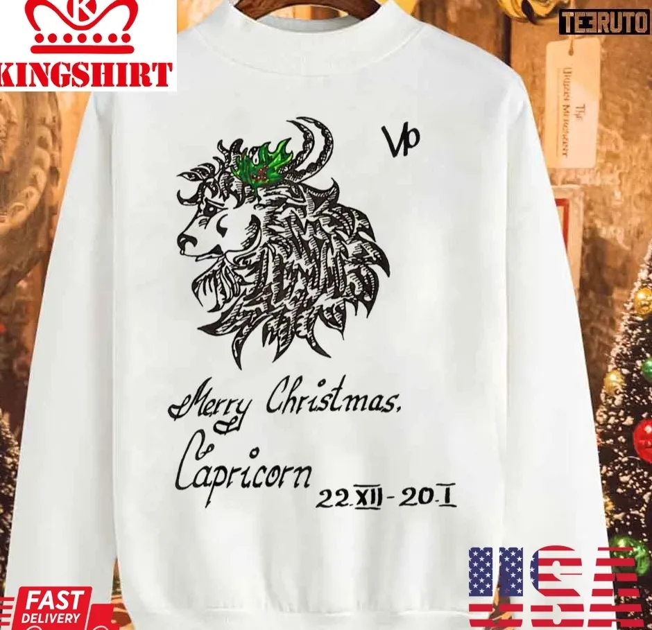Hot Merry Christmas Capricorn Unisex Sweatshirt TShirt
