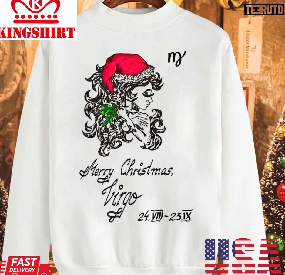 The cool Merry Christmas Virgo Unisex Sweatshirt Unisex Tshirt