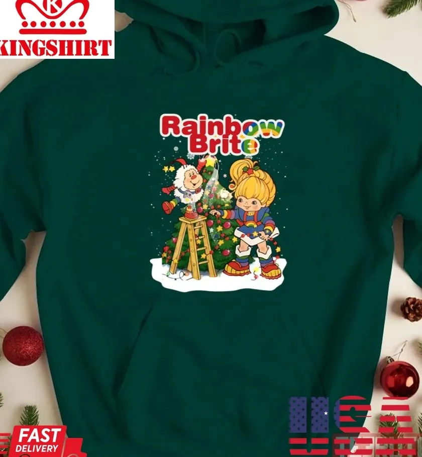 Best Merry Rainbow Christmas For Fans Vintage Unisex Sweatshirt TShirt