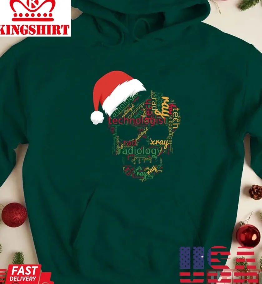 Awesome Merry X Ray Christmas Radiologist Xray Radiology Unisex Sweatshirt Size up S to 4XL