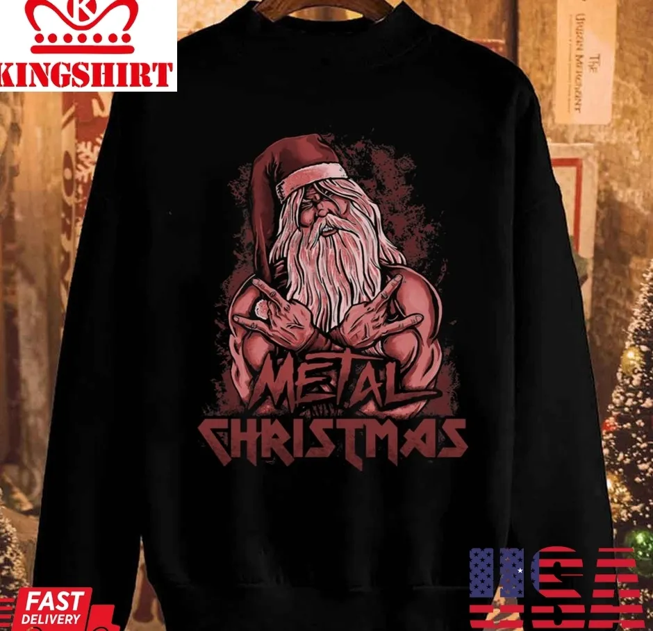 Hot Metal Christmas Red Christmas 2023 Unisex Sweatshirt TShirt