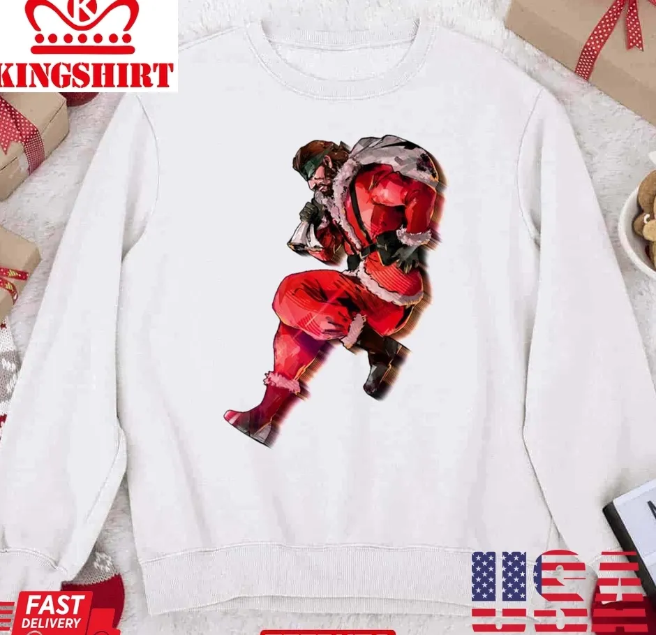 Awesome Mgs Santachristmas Suit Big Boss Unisex Sweatshirt Size up S to 4XL