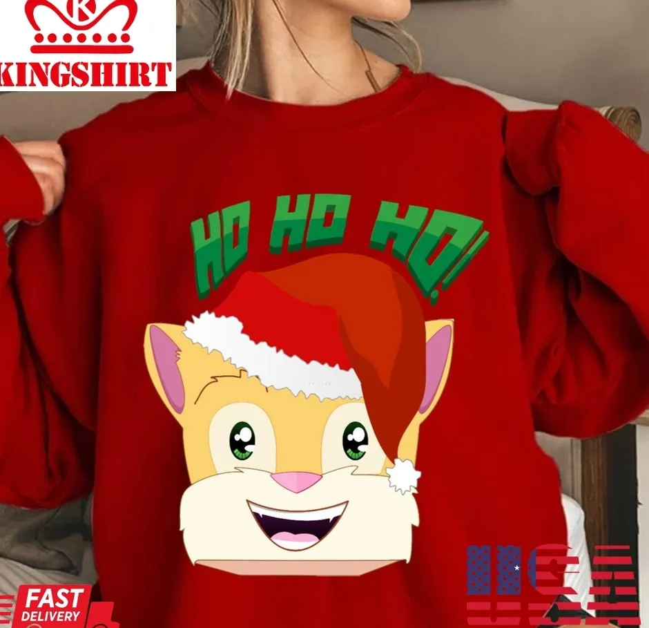 Free Style Minecraft Youtuber Stampy Cat Santa Christmas 2023 Unisex Sweatshirt Unisex Tshirt