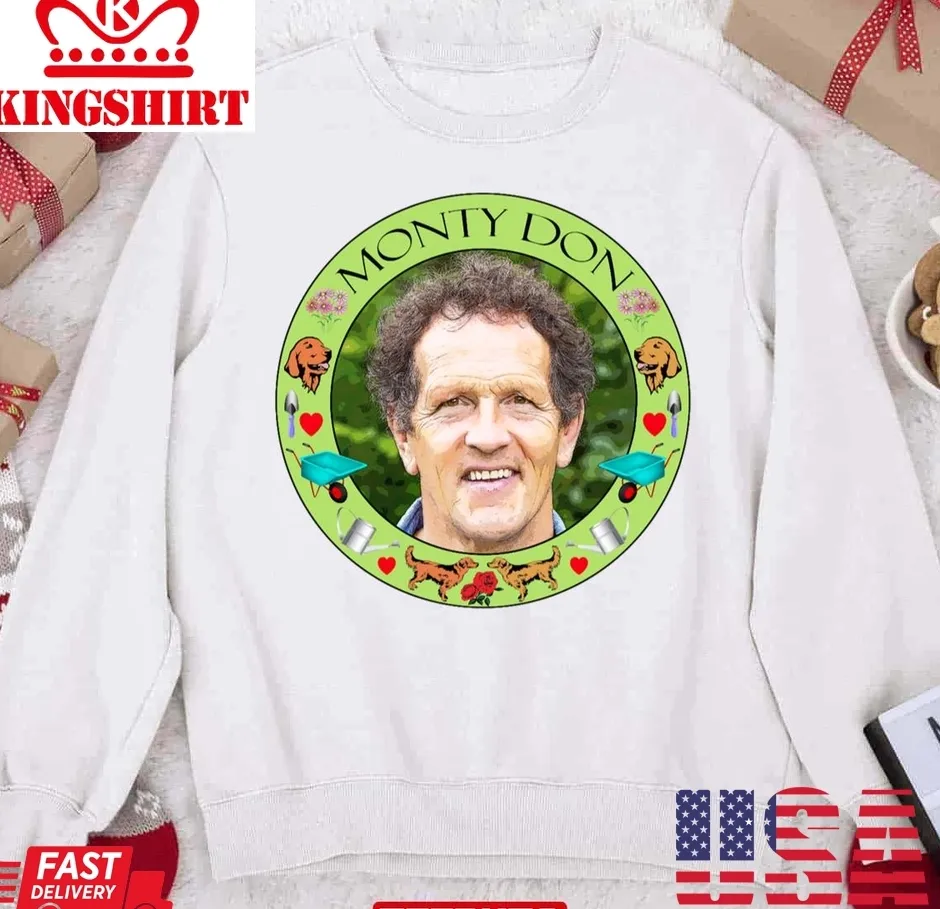Funny Monty Don Christmas Unisex Sweatshirt Plus Size