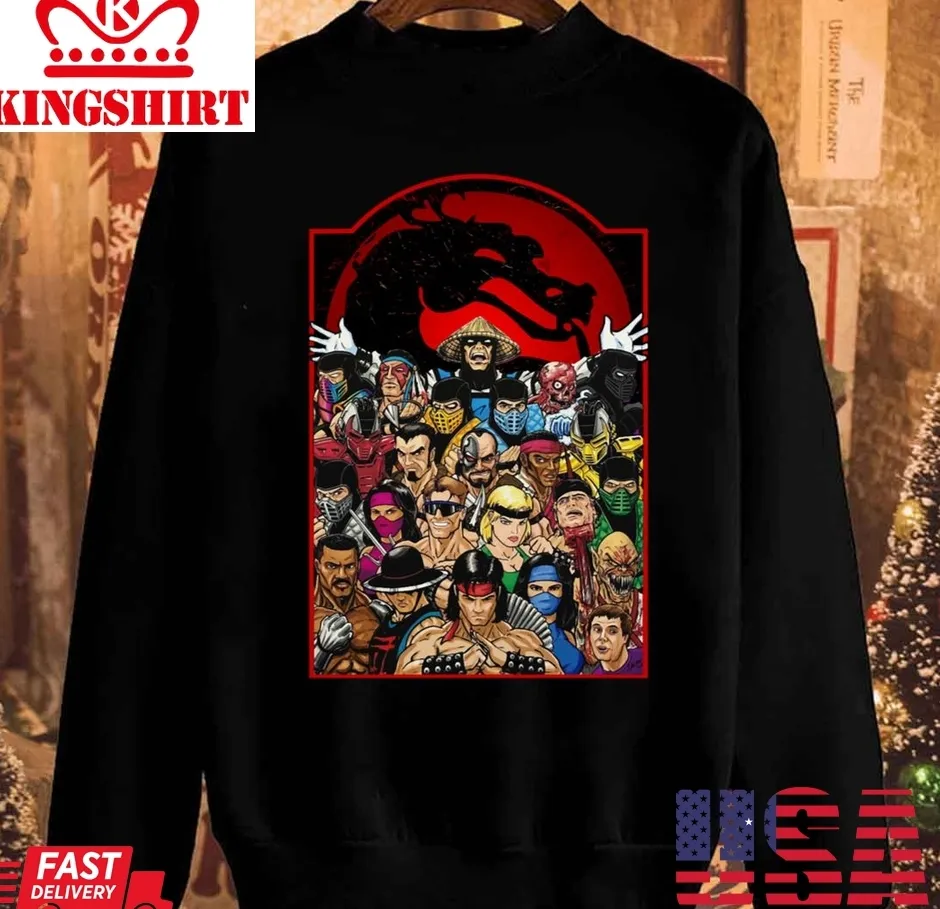 Be Nice Mortal Kombat Gaming G Unisex Sweatshirt Plus Size