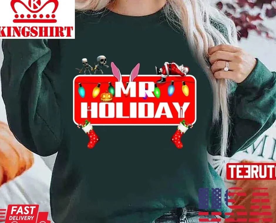 Pretium Mr Holiday 2023 Christmas Unisex Sweatshirt Plus Size