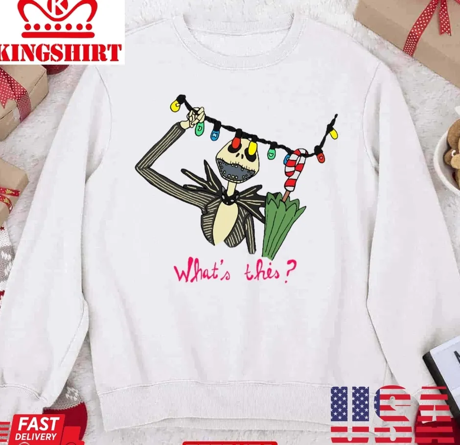 Funny Nightmare Before Christmas Galaxy Xmas Fan Unisex Sweatshirt Plus Size