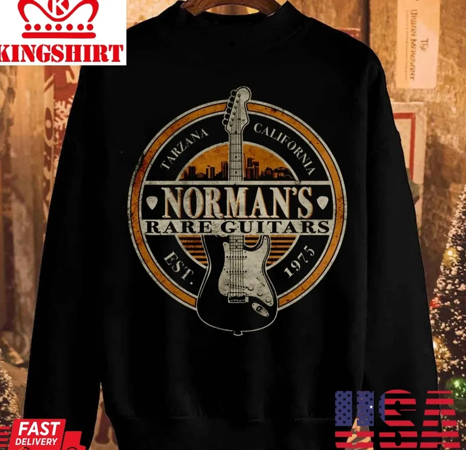 Funny Norman S Rare Guitars Halloween Day Thanksgiving Christmas Day Unisex Sweatshirt Plus Size