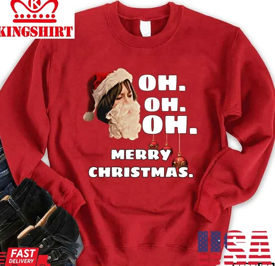 Original Oh Merry Christmas Nessa Gavin &038; Stacey Santa Unisex Sweatshirt TShirt