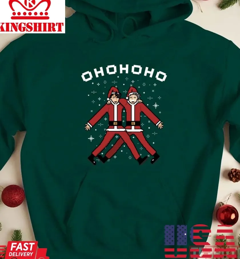 Romantic Style Ohohoho Christmas 2023 Unisex Sweatshirt Unisex Tshirt