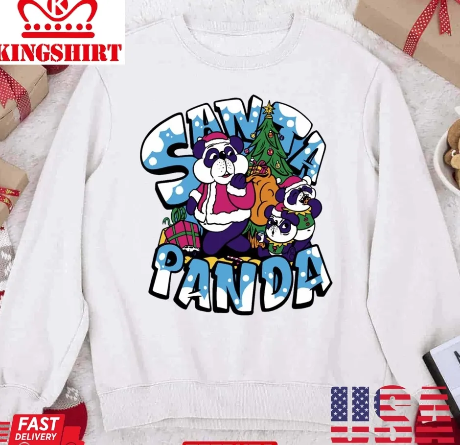 Original Panda Lover Xmas Panda Christmas Unisex Sweatshirt TShirt
