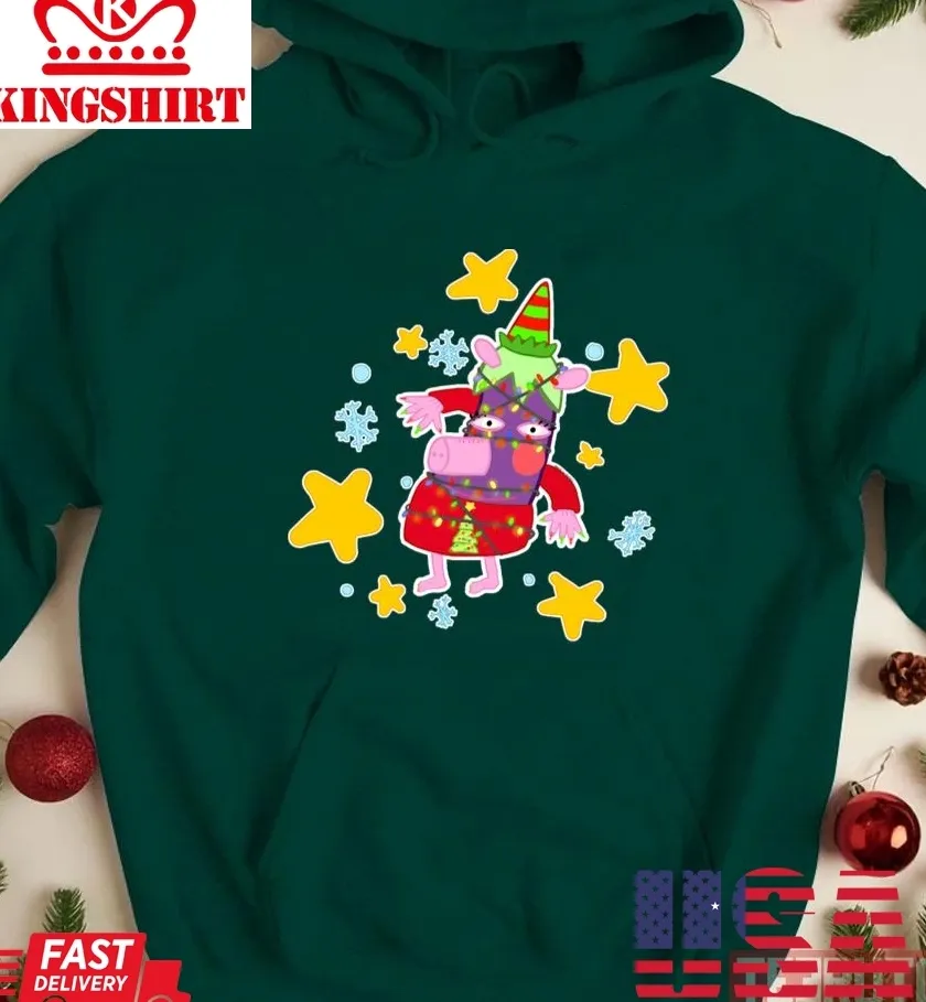 Romantic Style Peppaplant Chirstmas Christmas 2023 Unisex Sweatshirt Unisex Tshirt