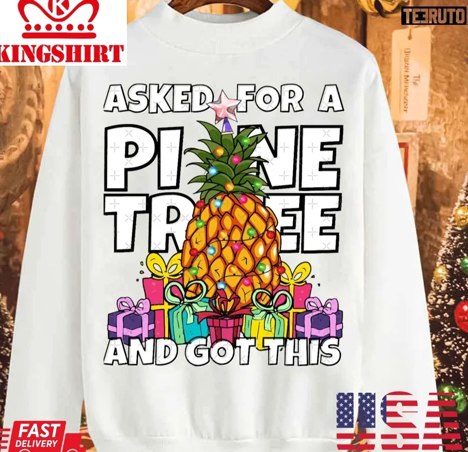 Pretium Pineapple Christmas Tree In July Unisex Sweatshirt Plus Size