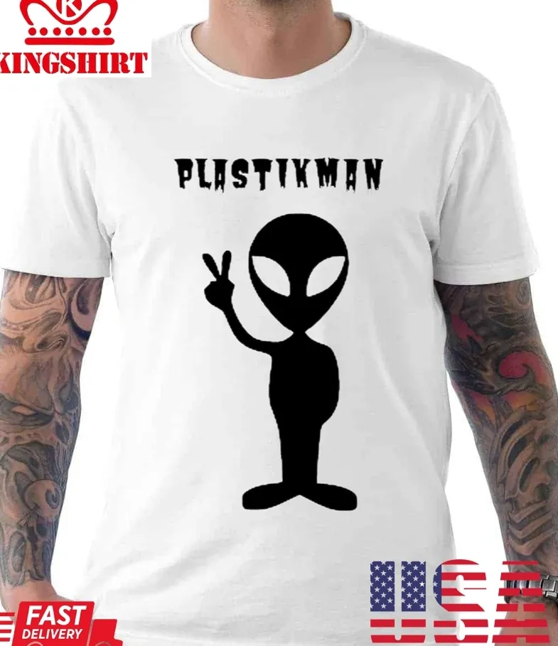 Awesome Plastikman Vintage Alien Unisex T Shirt Size up S to 4XL