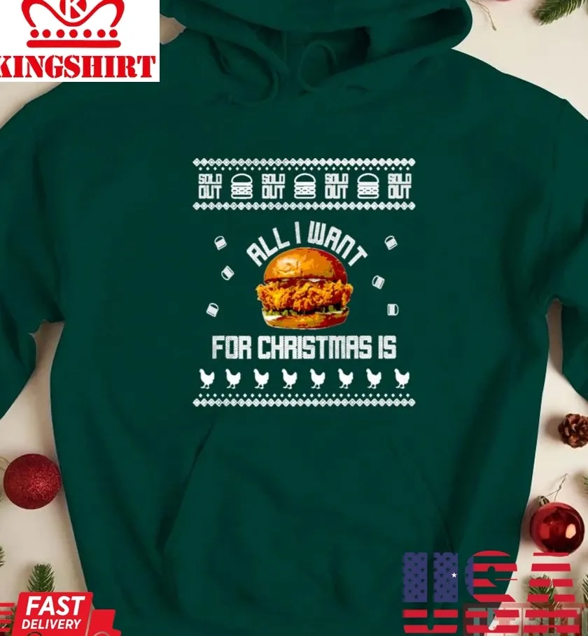 Vote Shirt Popeyes Chicken Sandwich Christmas Unisex Sweatshirt Unisex Tshirt