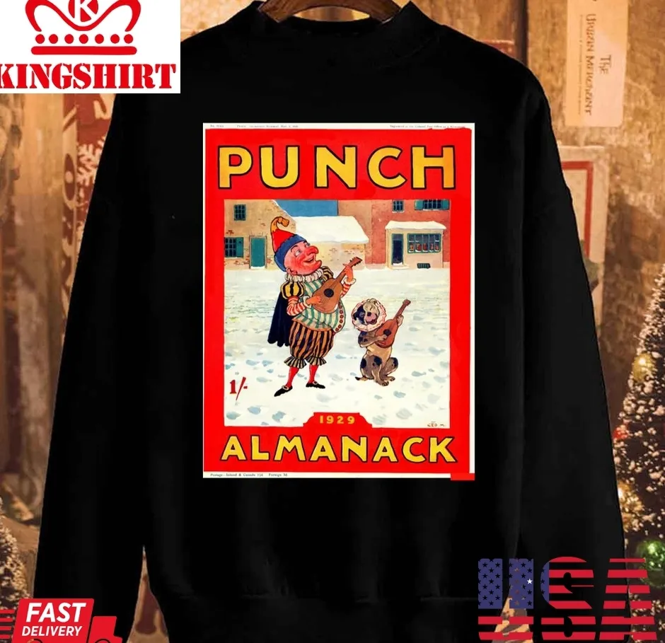 Original Punch Almanack Cover 1929 Unisex Sweatshirt TShirt