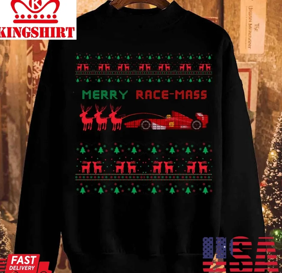 Be Nice Race Mas Lightweight Christmas Unisex Sweatshirt Plus Size