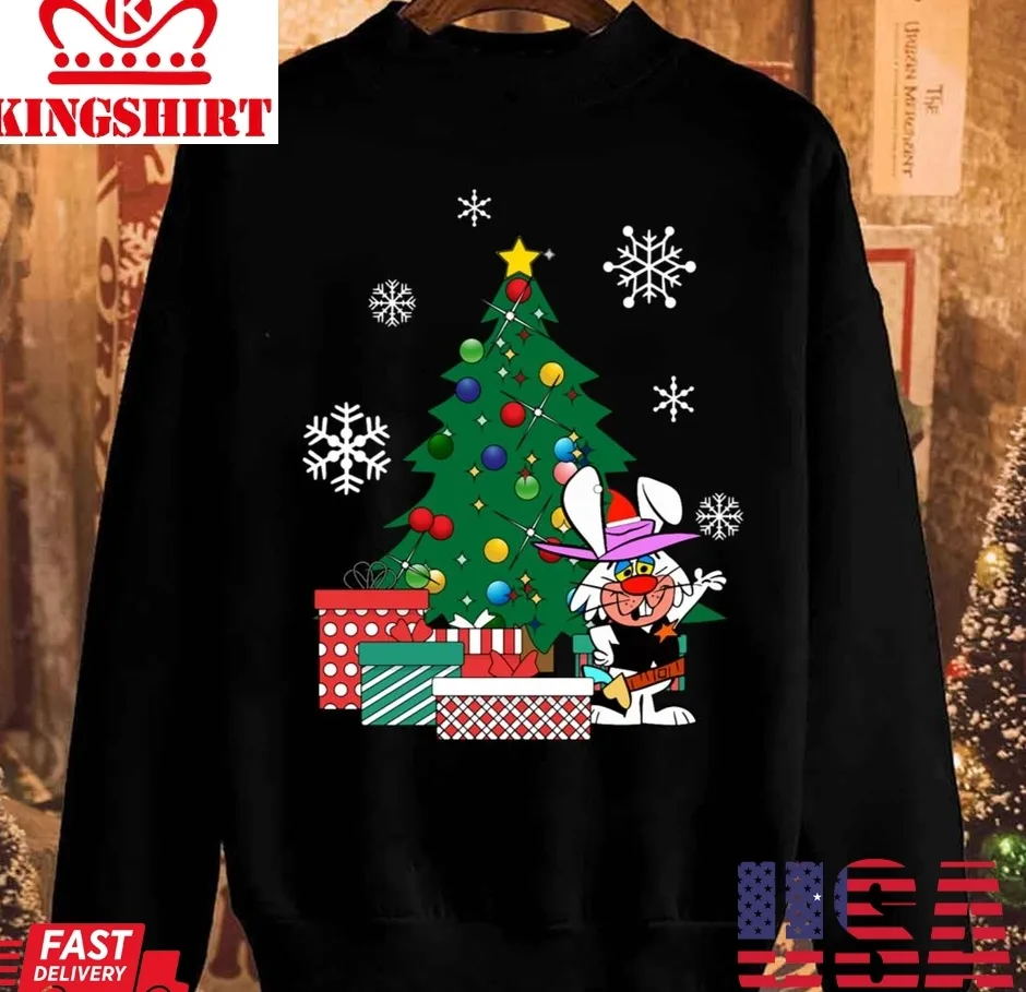 Vote Shirt Ricochet Rabbit Around The Christmas Tree Unisex Sweatshirt Unisex Tshirt