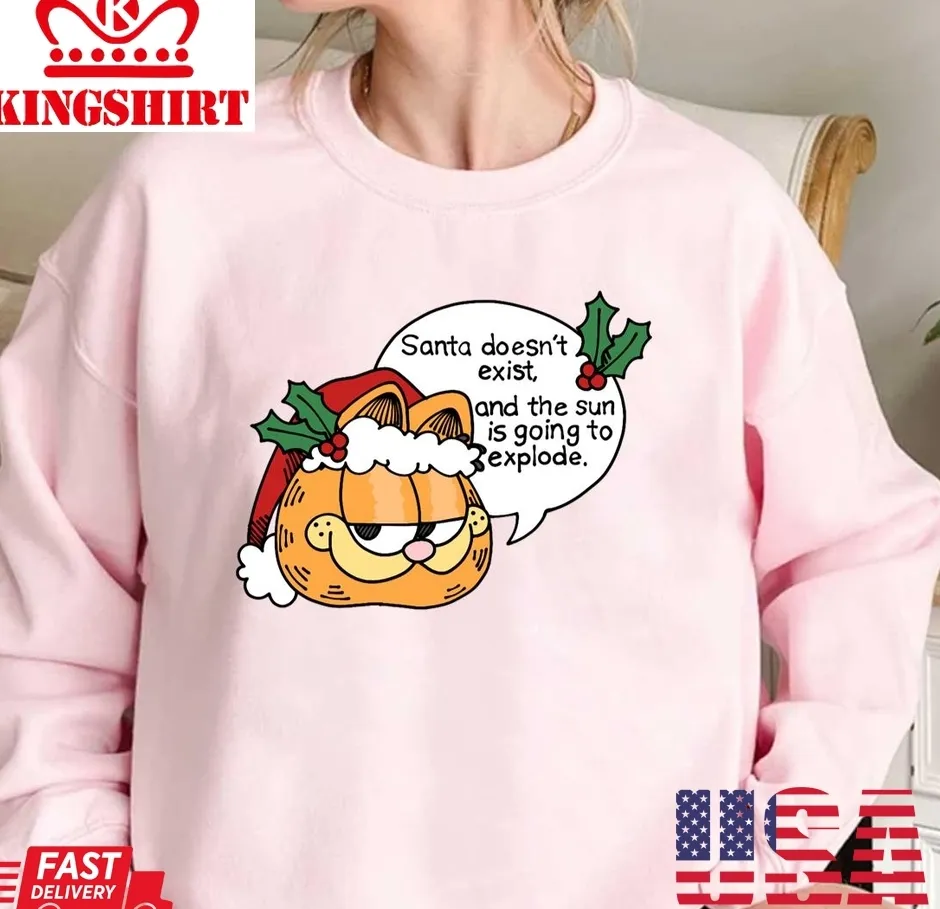 Top Santa Isn't Real Christmas 2023 Unisex Sweatshirt Plus Size