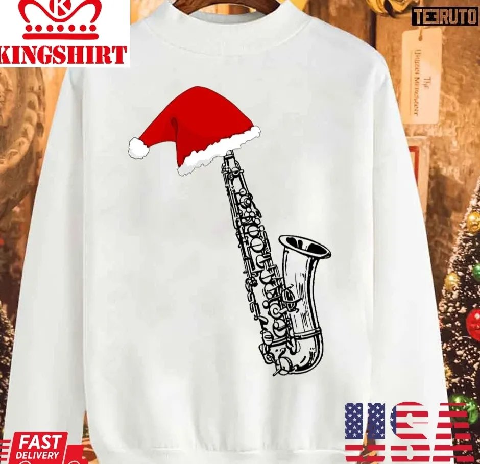 Vote Shirt Sax Christmas Jazz Unisex Sweatshirt Unisex Tshirt