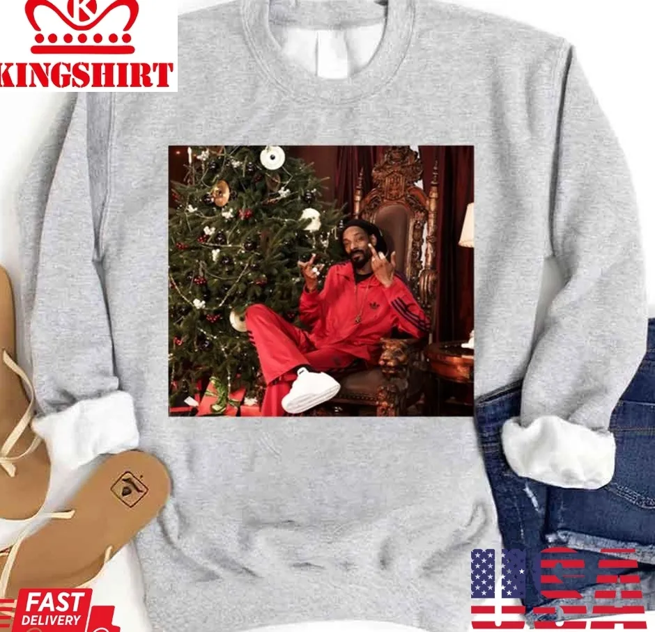 Top Snoop Dogg Christmas Unisex Sweatshirt Plus Size
