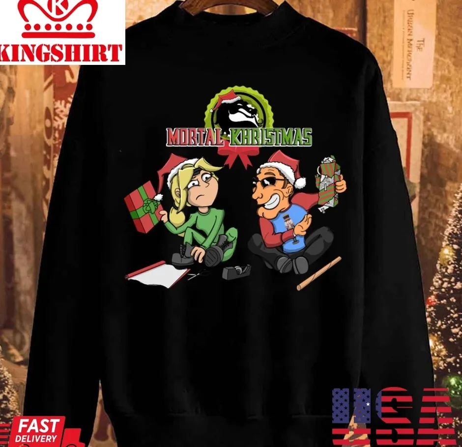 The cool Sonya &038; Johnny Mortal Khristmas Christmas Unisex Sweatshirt Unisex Tshirt
