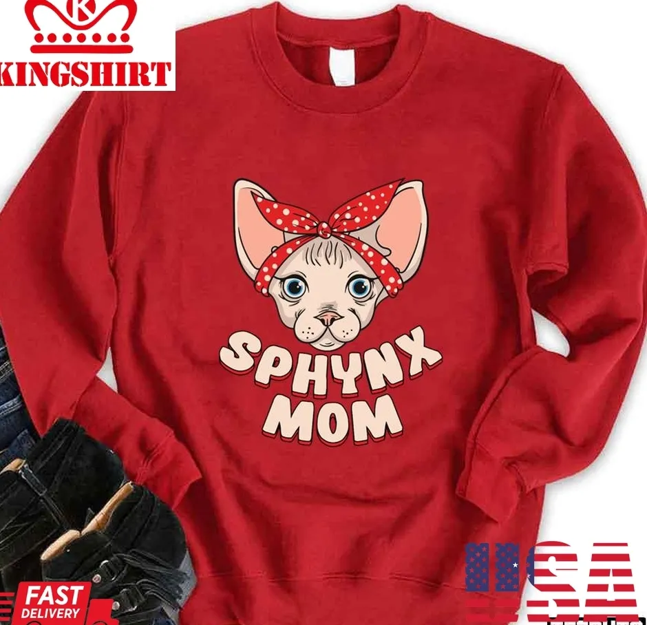 Best Sphynx Cat Mom &038; Christmas Unisex Sweatshirt TShirt