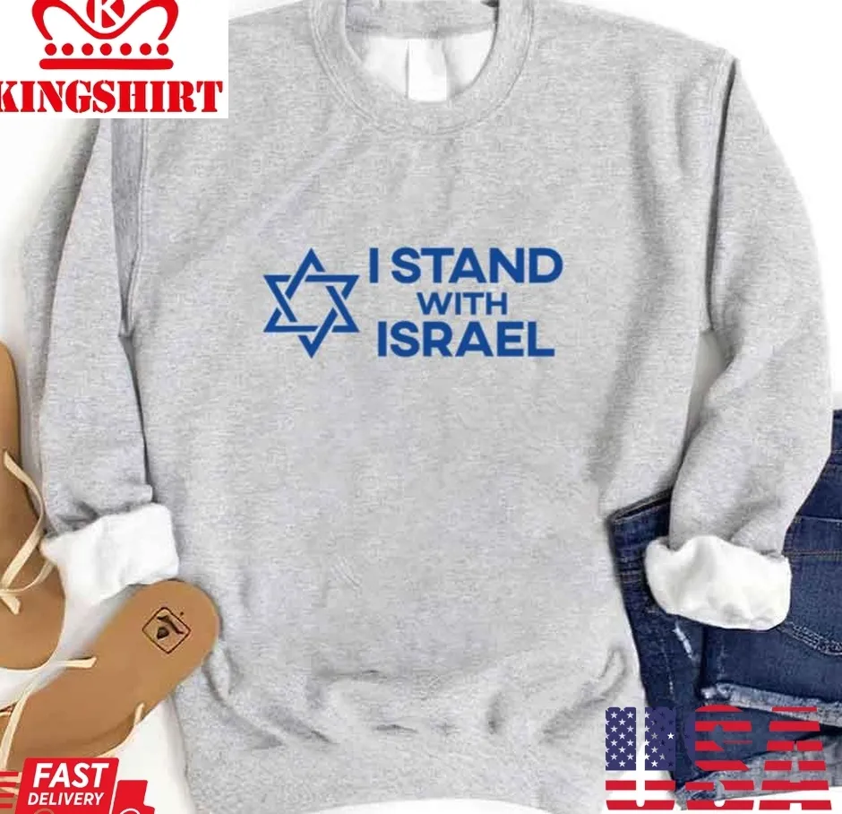 Love Shirt Stop The War I Stand With Israel Unisex Sweatshirt Size up S to 4XL