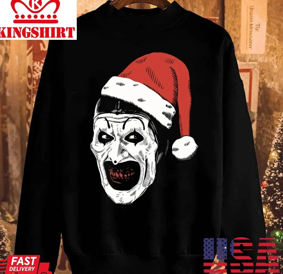 Oh Terrifier Christmas 2023 Unisex Sweatshirt Size up S to 4XL