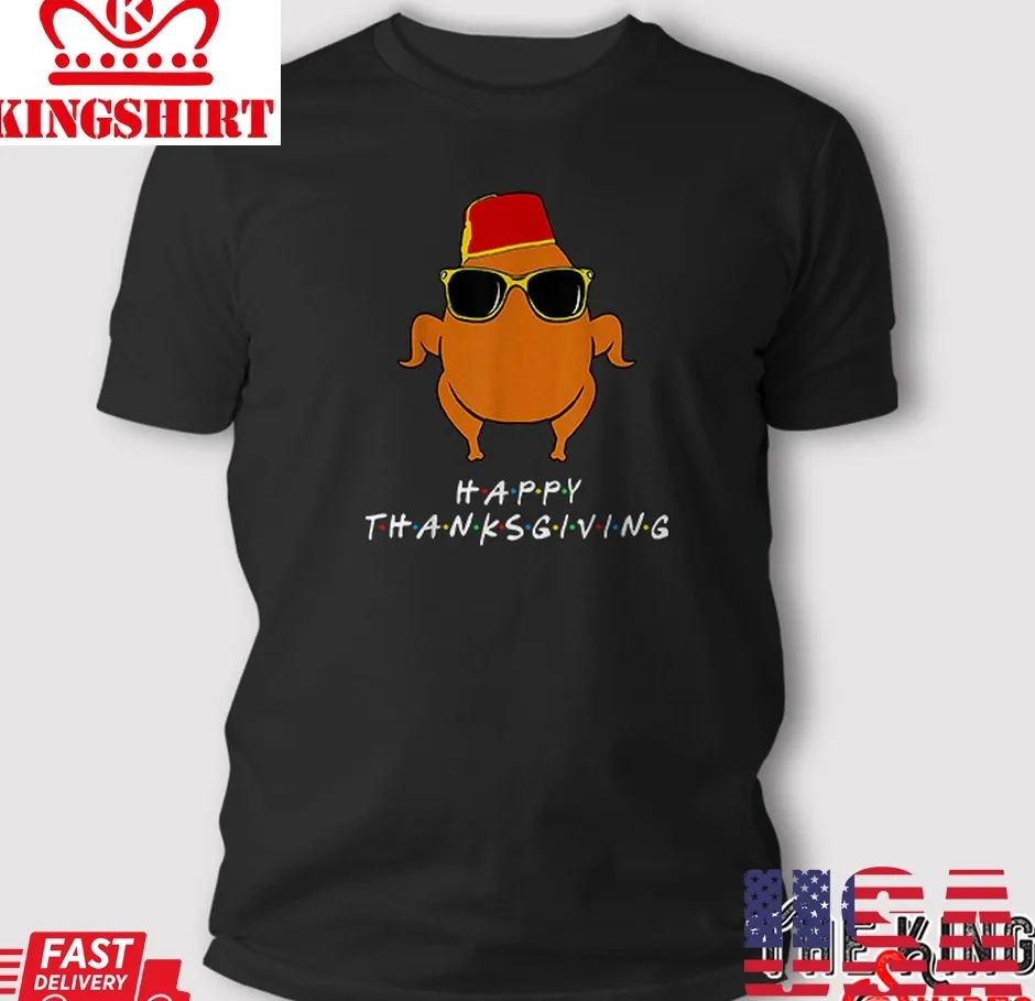 Pretium Thanksgiving For Friends Funny Turkey T Shirt Plus Size