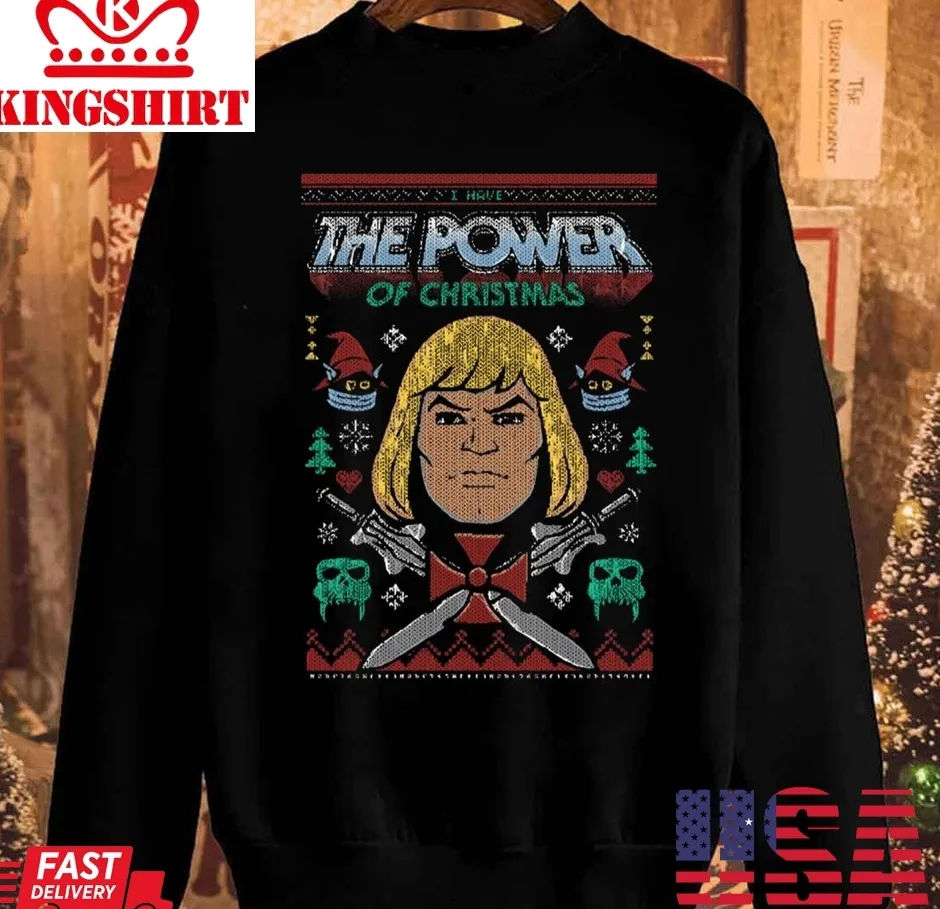 Awesome The Good Power Of Christmas Unisex Sweatshirt Size up S to 4XL