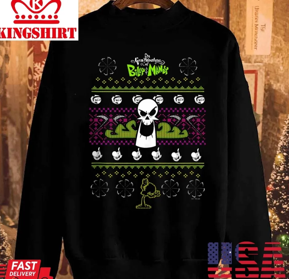 The cool The Grim Adventures Of Billy And Mandy Christmas 2023 Unisex Sweatshirt Unisex Tshirt