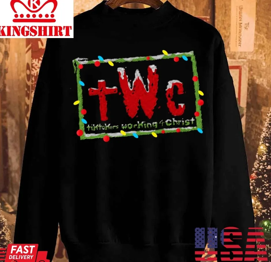 Funny The Twc Merry Christmas 2023 Unisex Sweatshirt Plus Size
