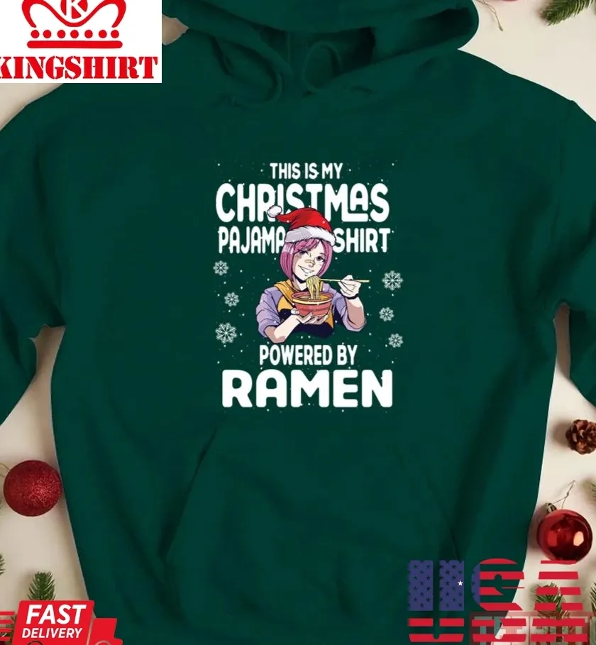 Vintage This Is My Christmas Pajama Ramen Scoop Unisex Sweatshirt Size up S to 4XL