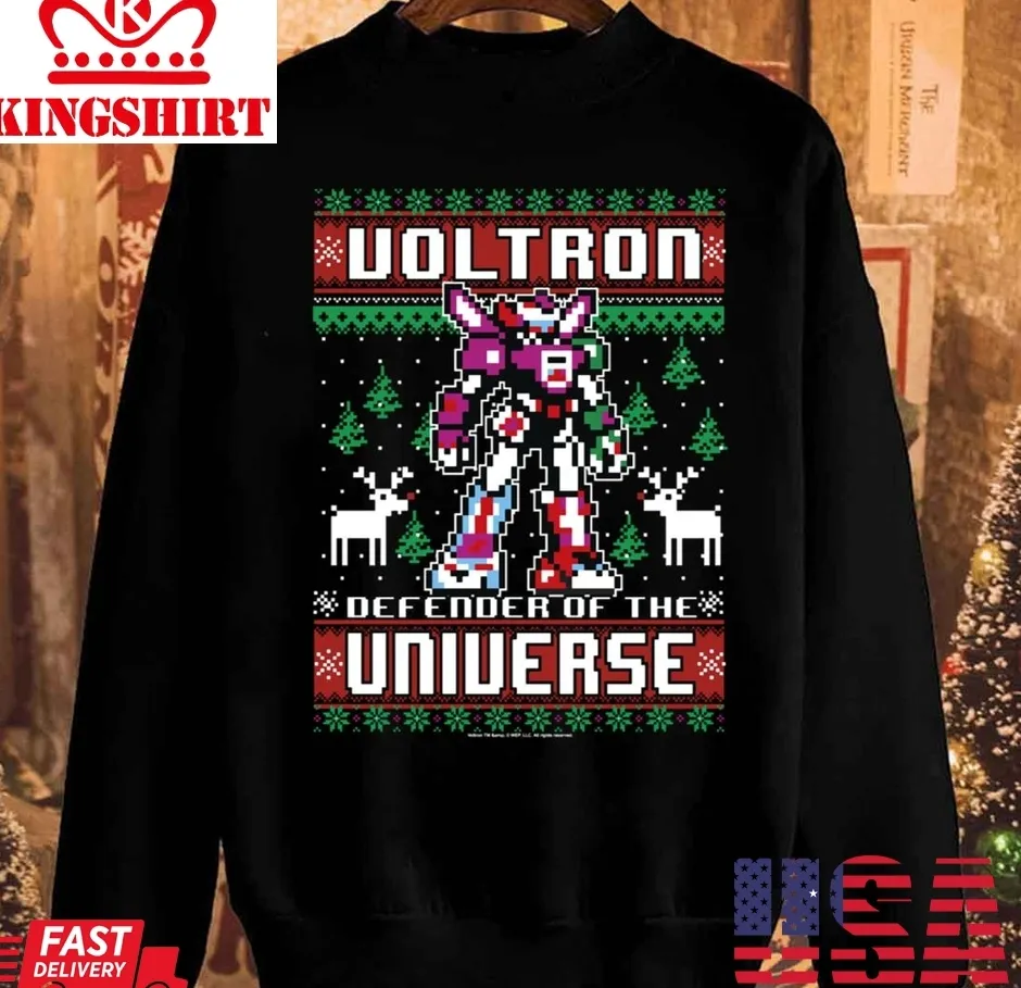 Pretium Voltron Legendary Defender Christmas Unisex Sweatshirt Plus Size