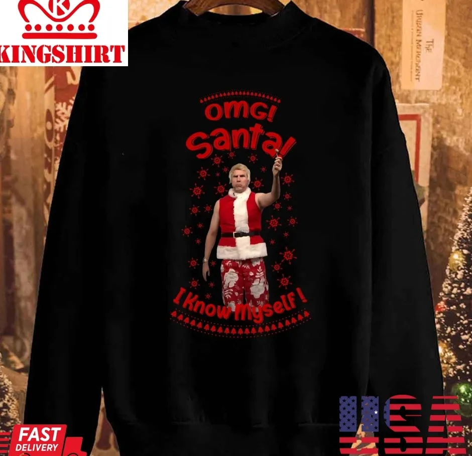 Love Shirt Will Ferrell Santa Clause Christmas 2023 Unisex Sweatshirt Size up S to 4XL
