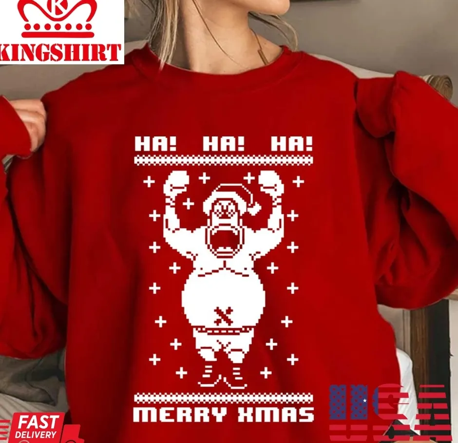 Awesome Xmas' Monster Christmas 2023 Unisex Sweatshirt Size up S to 4XL