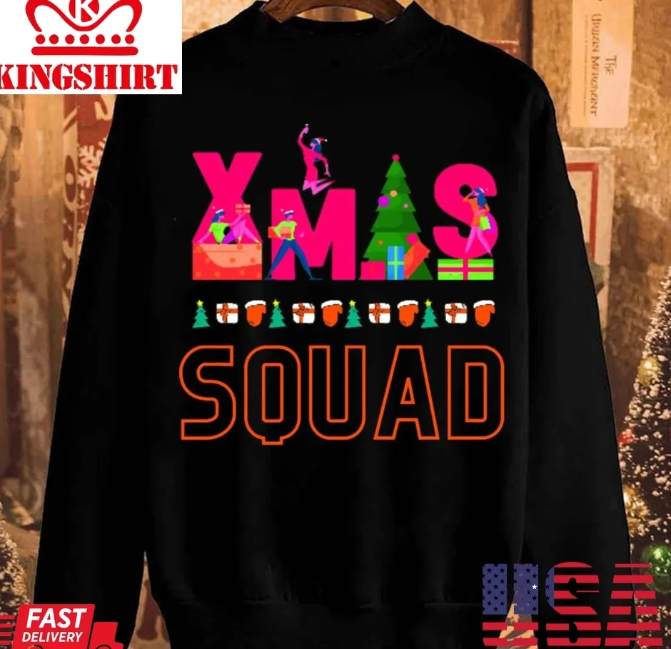 Vote Shirt Xmas Squad Cute Christmas 2023 Unisex Sweatshirt Unisex Tshirt