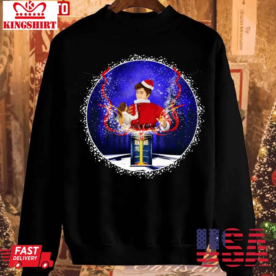 10Th Doctor Celebrate Christmas Unisex Sweatshirt Plus Size